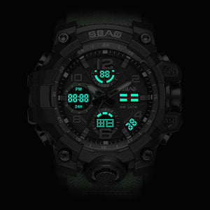 Men's Waterproof Dual Display EDC Wristwatch