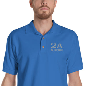 2A Activewear Embroidered Polo Shirt