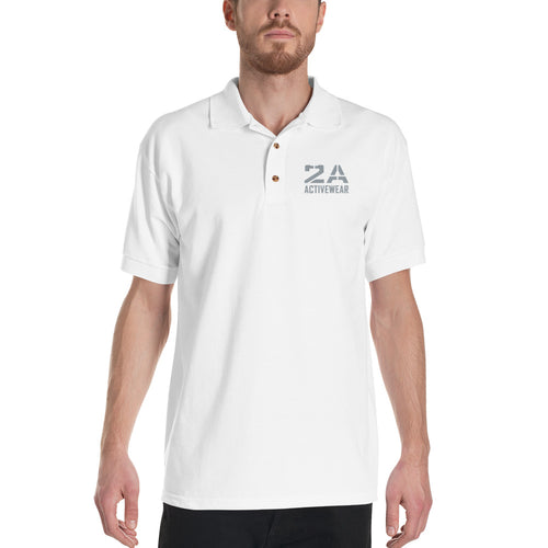 2A Activewear Embroidered Polo Shirt