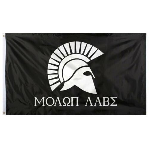 Molon Labe Spartan Flag