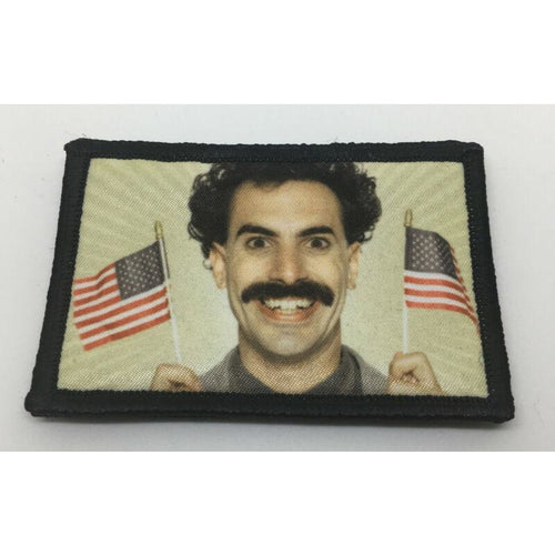 Borat USA Flag Patch