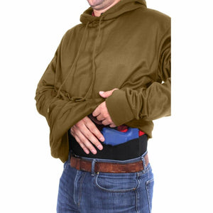 Discrete Carry Pass-Through Pocket Hoodie