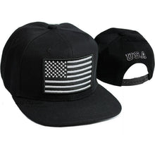 Load image into Gallery viewer, American Flag Patch Hat Adjustable Snapback