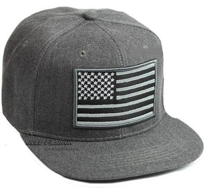 American Flag Patch Hat Adjustable Snapback