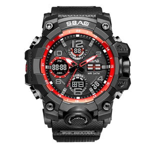 Men's Waterproof Dual Display EDC Wristwatch